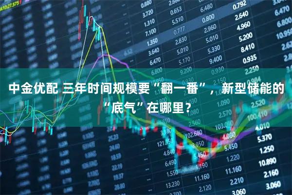 中金优配 三年时间规模要“翻一番”，新型储能的“底气”在哪里？