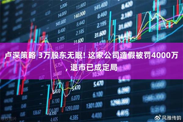 卢深策略 3万股东无眠! 这家公司造假被罚4000万, 退市已成定局