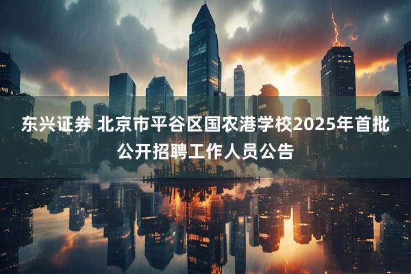 东兴证券 北京市平谷区国农港学校2025年首批公开招聘工作人员公告